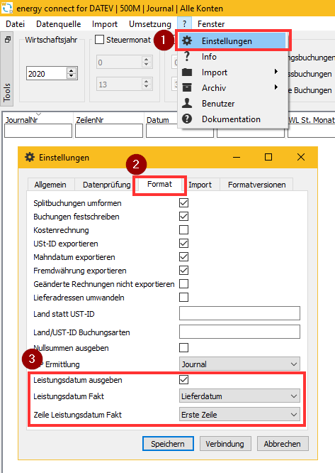 Einstellungen