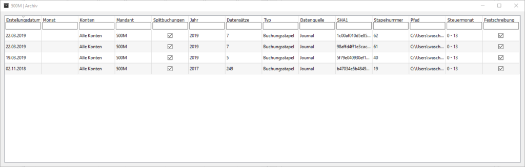 DATEV-Schnittstelle